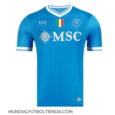 Camiseta SSC Napoli Frank Anguissa #99 Primera Equipación Replica 2025-26 mangas cortas Camiseta SSC Napoli Frank Anguissa #99 Primera Equipación Replica 2025-26 mangas cortas